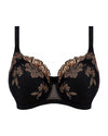 TEAGAN BLACK ALMOND UW PADDED HALF CUP BRA