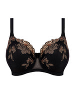 TEAGAN BLACK ALMOND UW PADDED HALF CUP BRA