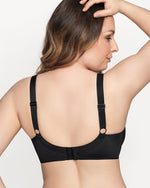 BLACK VIRGINIA MOULDED SPACER BRA