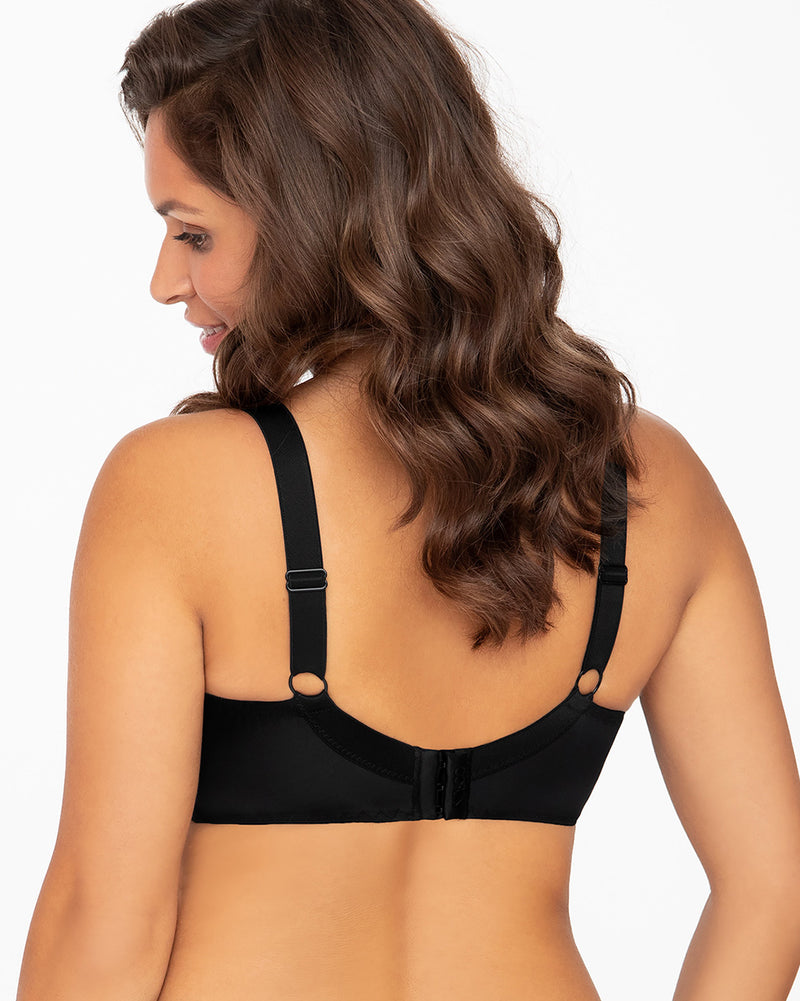 BLACK VIRGINIA MOULDED SPACER BRA