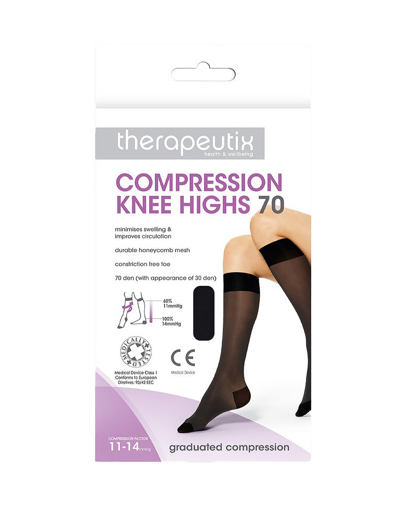 70D COMPRESSION KNEE HIGH SOCKS