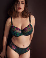 SAN ANGEL PEACOCK FEATHER FULL CUP BRA