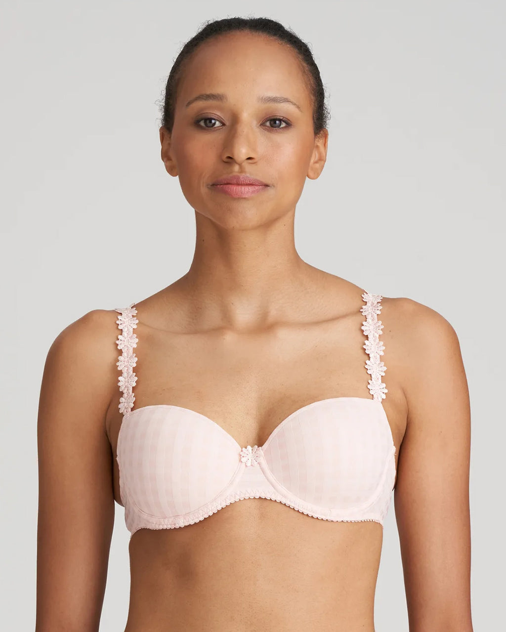 AVERO PEARLY PINK PADDED BALCONY BRA