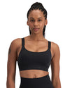 MOVE SEAMLESS BLACK SPORTS BRA