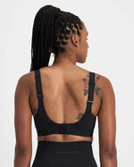 MOVE SEAMLESS BLACK SPORTS BRA