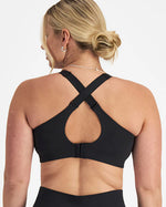 MOVE SEAMLESS BLACK SPORTS BRA