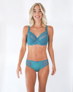 DAILY LACE DEEP LAKE FULL COVERAGE CUP BRA