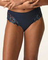 DEAUVILLE VELVET BLUE LUXURY THONG