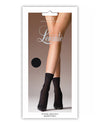 RITZ OPAQUE  BLACK STOCKING ANKLET SOCK