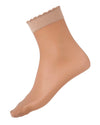 RITZ SHEER SUEDE STOCKING ANKLET SOCK