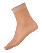 RITZ SHEER SUEDE STOCKING ANKLET SOCK