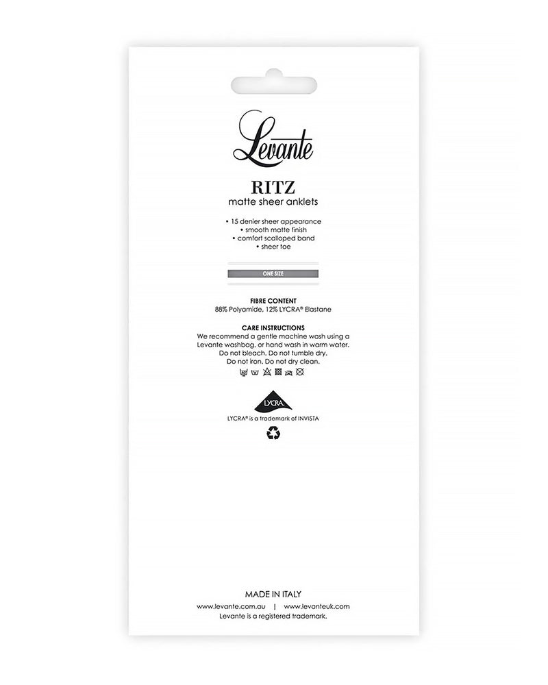 RITZ SHEER SUEDE STOCKING ANKLET SOCK