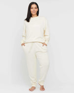 BAMBOO SLOUCH WINTER WHITE TRACKPANT