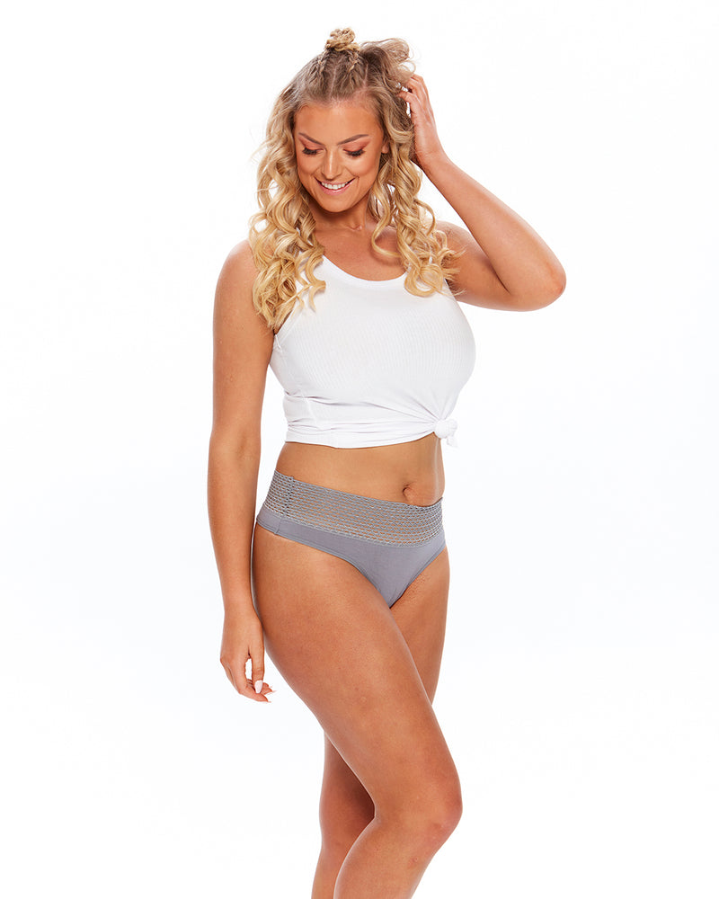 EVERYDAY LINGERIE CO. GREY FULL BRIEF