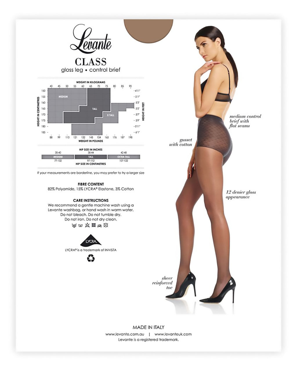CLASS CONTROL SUEDE GLOSSY SHEER PANTYHOSE