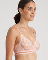 BENICIO PEARLY PINK LONGLINE PLUNGE BRA