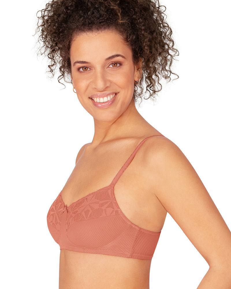AMOENA NATURAL MOMENT FADED ROSE WIREFREE BRA – Specialty Fittings