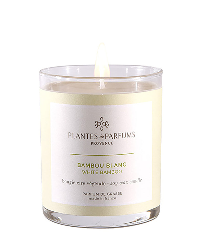 WHITE BAMBOO CANDLE