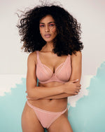 TAILORED ASH ROSE HIGH APEX PLUNGE BRA