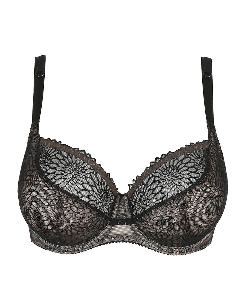 SOPHORA BLACK TULIP SEAM BALCONY BRA