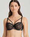 SOPHORA BLACK TULIP SEAM BALCONY BRA