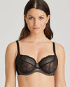 SOPHORA BLACK TULIP SEAM BALCONY BRA