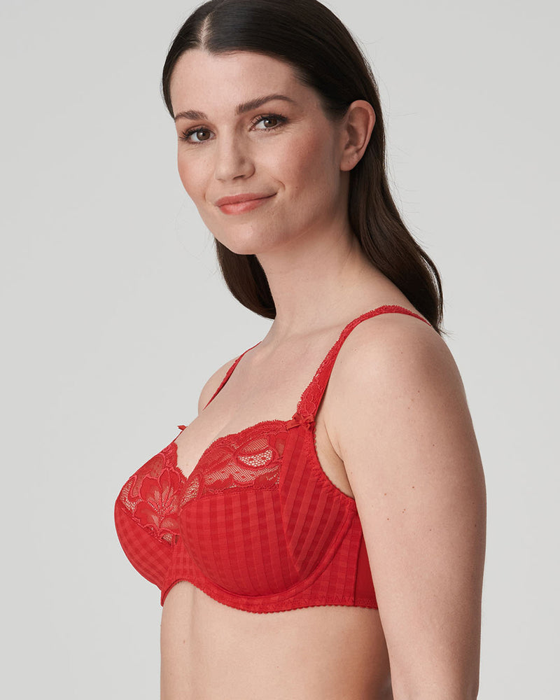 MADISON SCARLET RED FULL CUP BRA