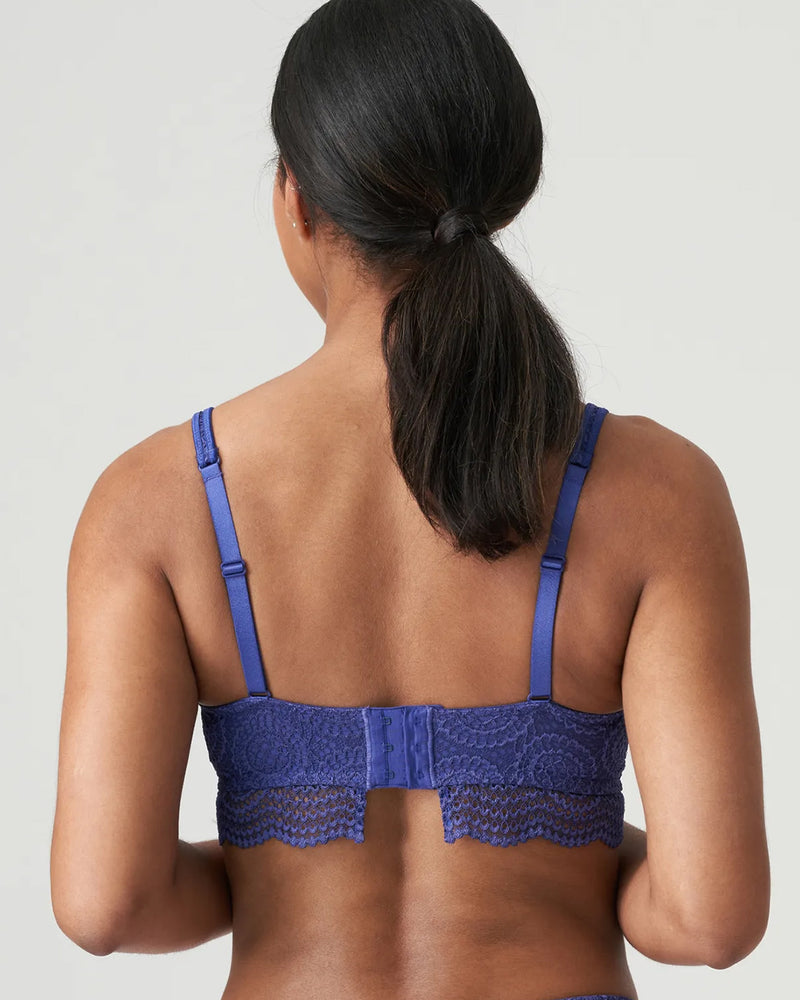 petit pointbalcony bra | evening blue and gold