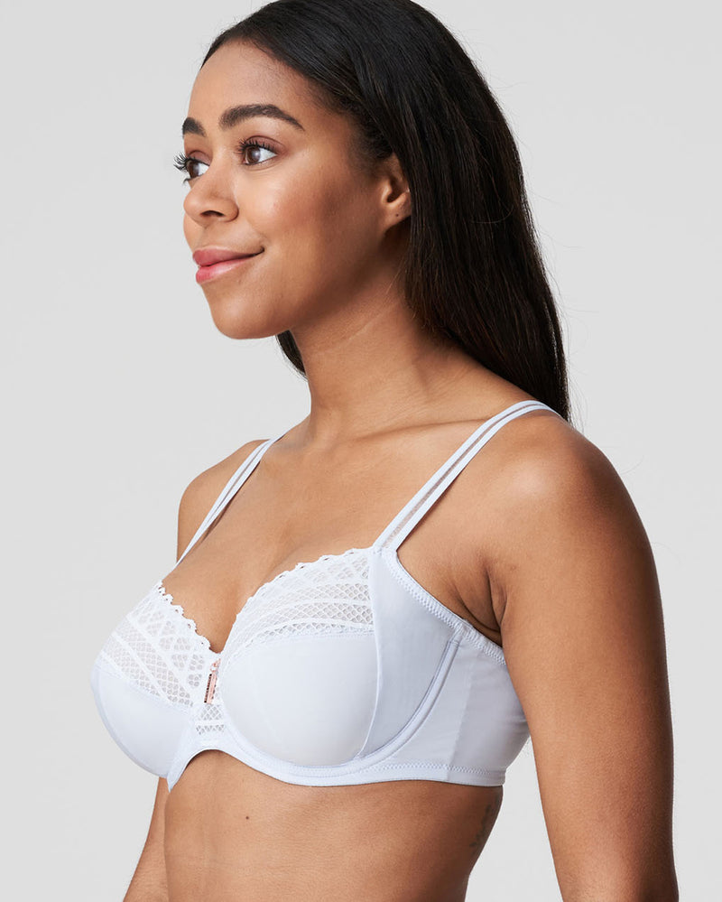 EAST END HEATHER BLUE FULL CUP BRA
